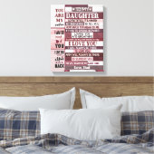 Ik hou van je... canvas afdruk (Insitu (Slaapkamer))