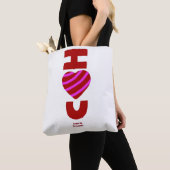 Ik hou van je Canvas tas (Dichtbij)