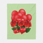 Ik hou van je deken (Voorkant)