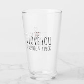 Ik hou van je, een bushel en een peck glas (Achterkant)