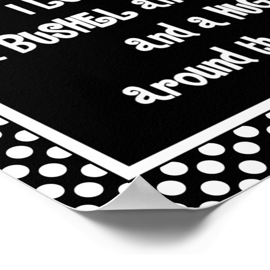 Ik hou van je, een Bushel en een Peck Poster (Hoek)