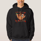 Ik hou van je een grappige Valentijnsdag. Hoodie (Voorkant)