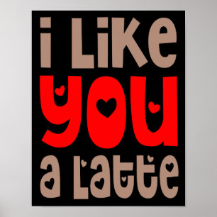 Ik hou van je een laatste citaat zwart poster