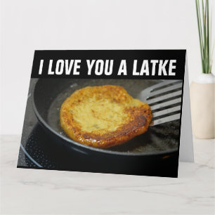 Ik hou van je een LATKE Anytime Wenskaart Kaart