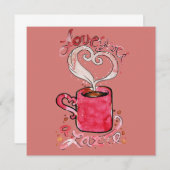 Ik hou van je, een latte (Voorkant / Achterkant)