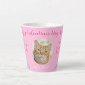 Ik hou van je een latte aangepaste Valentijn van C Latte Mok (Voorkant)