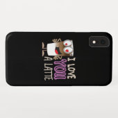 Ik hou van je, een latte Case-Mate iPhone case (Achterkant (horizontaal))