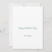 Ik hou van je een Latte koffiebeker Valentijn Feestdagenkaart (Achterkant)