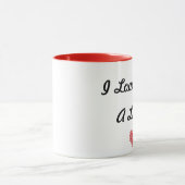 Ik hou van je een latte Mok (Midden)