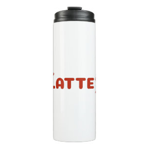 Ik hou van je een latte thermosbeker
