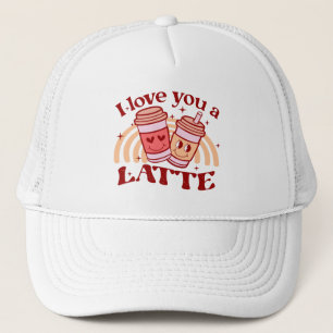 Ik hou van je, een latte trucker pet