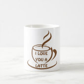 Ik hou van je een romantisch, grappig design koffiemok (Center)