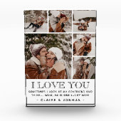 "Ik hou van je" en prijsopgave Modern 6 Foto colla (Voorkant)