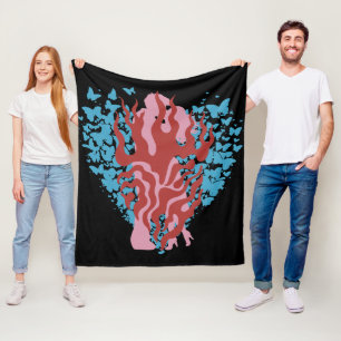 Ik hou van je fleece deken
