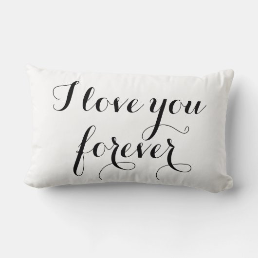 Ik hou van je Forever Pillow Kussen (Achterkant)
