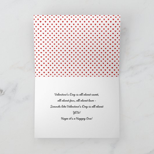 Ik hou van je! Funny Puppy Valentijnsdag Feestdagen Kaart (Binnen)