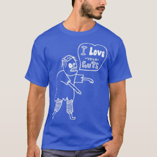 Ik hou van je gasten Funny Zombie 4846 T-shirt
