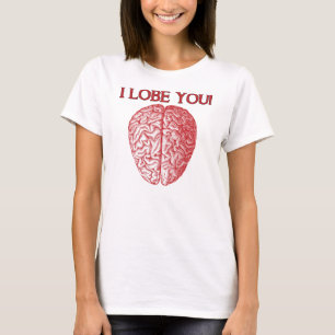 Ik hou van je Geek Nerd Love Funny T-Shirt