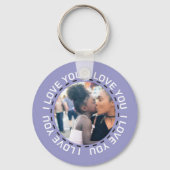 Ik hou van je Gepersonaliseerd Sleutelhanger (Voorkant)