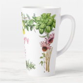 Ik hou van je gepersonaliseerde latte Mok met krui (Rechts)