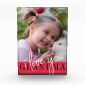 Ik hou van je Grandma Custom Photo Fotoblokken (Voorkant)