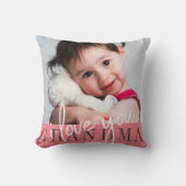 Ik hou van je Grandma Custom Photo Kussen (Voorkant)