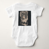 Ik hou van je haar weelderige salon romper (Achterkant)