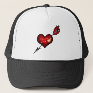 Ik hou van je hart en pijl trucker pet