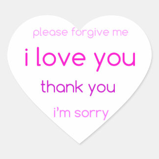 Ik hou van je hart sticker