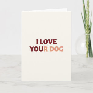 Ik Hou Van Je Hond Kaart