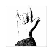 Ik hou van je in ASL Rubberstempel (Afrduk)