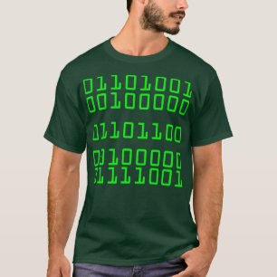 Ik hou van je in binaire code grappig geschenk t-shirt