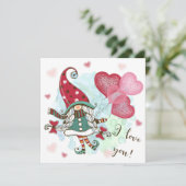 Ik hou van je kaart (Staand voorkant)
