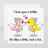 Ik hou van je kaart (Voorkant / Achterkant)