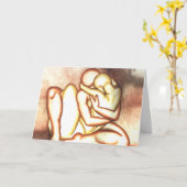 Ik hou van je Kaart Gepersonaliseerde liefdevolle (Gele Bloem)