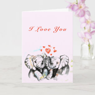 Ik hou van je Kaart Romantic