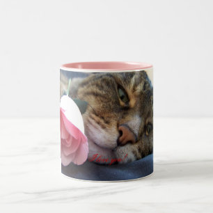 Ik hou van je kat Mok Twee-toonkleuren