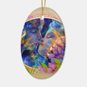 Ik hou van je keramisch ornament (Links)