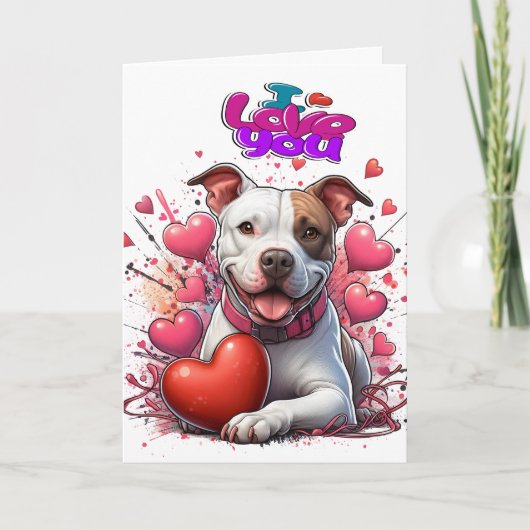 IK HOU VAN JE - Kijk binnenin . Kaart (Voorkant)