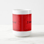"Ik hou van je!" Koffiemok (Center)