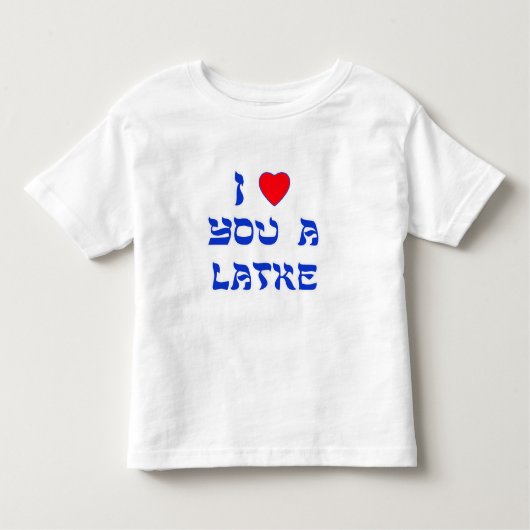 Ik hou van je, Latke Kinder Shirts (Voorkant)