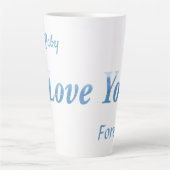 Ik hou van je latte mok (Voorkant)