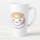 Ik hou van je. latte mok (Rechts)