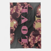 Ik hou van je liefje theedoek (Verticaal)