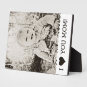 Ik hou van je mam fotoplaat (Zijkant)