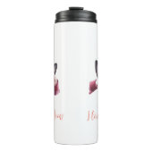 "Ik hou van je mama!" Dog mama Thermosbeker (Voorkant)