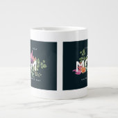 Ik hou van je mama Floral Design Extra Grote Beker (Voorkant)