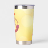 Ik hou van je, mama geïsoleerde drinkbeker (Links)