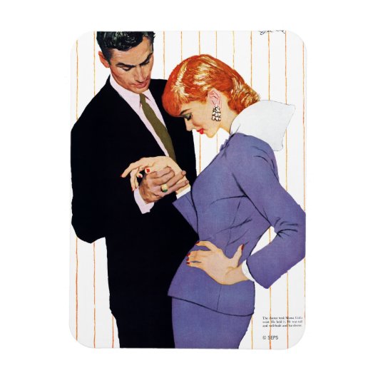 Ik hou van je, mama Girl Magneet (Verticaal)