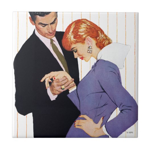 Ik hou van je, mama Girl Tegeltje (Voorkant)